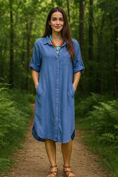 LaraLisa Collection Women's Summer Shirt Dress
