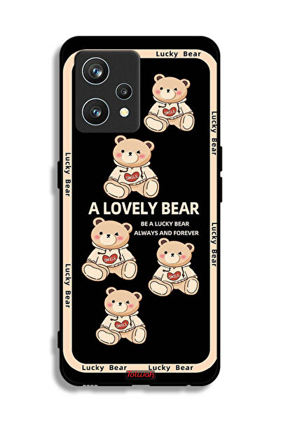 Tolwak غطاء حماية لهاتف Realme 9 Pro Plus بتصميم دب جميل