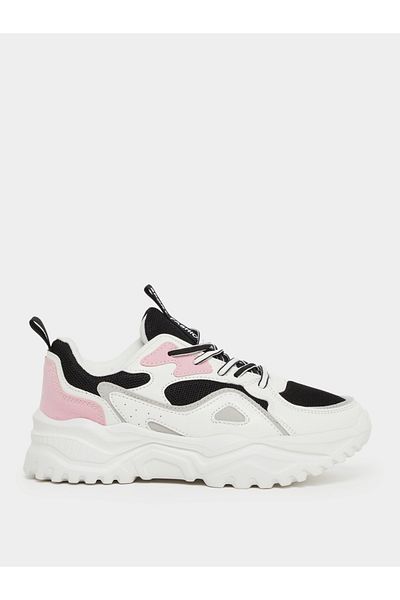 Styli Chunky Sole Lace Up Sneakers