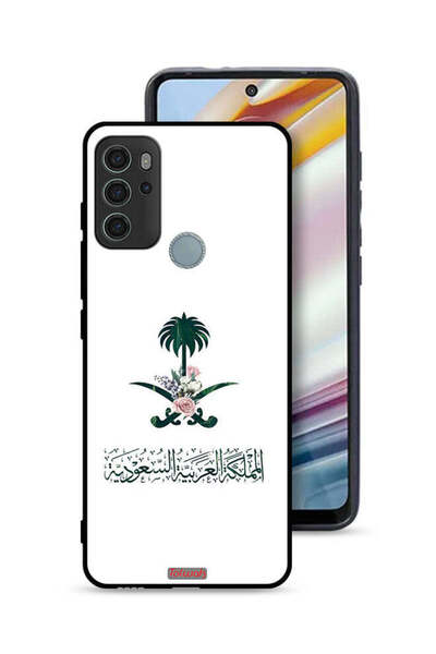 Tolwak غطاء حماية لهاتف موتورولا موتو جي 60 إس - علامة زهور المملكة العربية ا...
