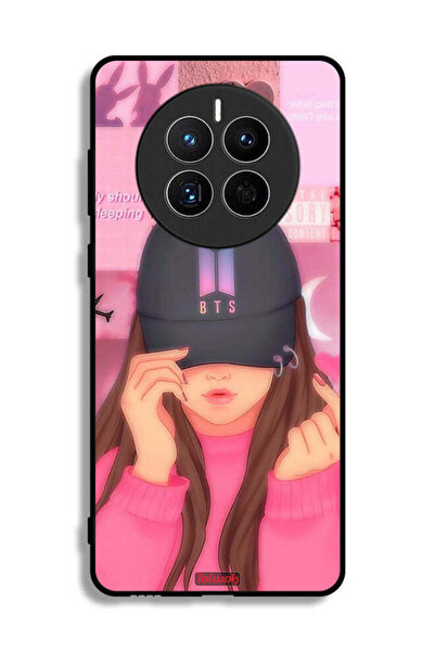 Tolwak غطاء حماية لهاتف هواوي ميت 50 إي بتصميم فتاة صغيرة