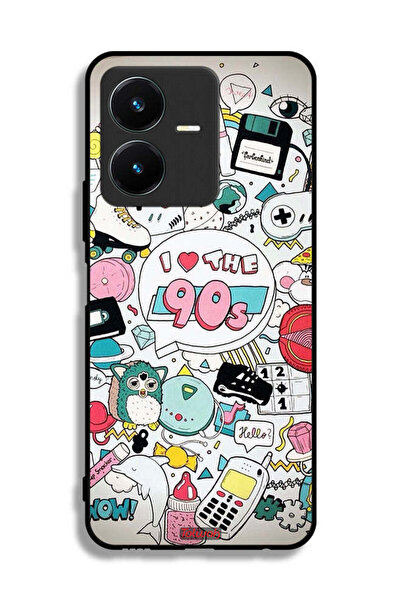 Tolwak غطاء حماية لهاتف Vivo Y22s - أحب التسعينيات