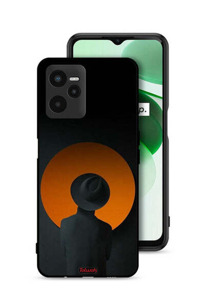 Tolwak Realme C35 Protective Case Cover Hat Boy Art