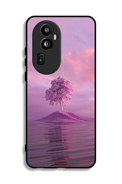 Tolwak غطاء حماية لهاتف Oppo Reno10 Pro Plus - شجرة - Unsplash