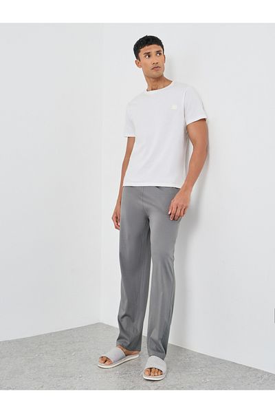Styli Knitted Open Hem Pyjamas with Logo Print