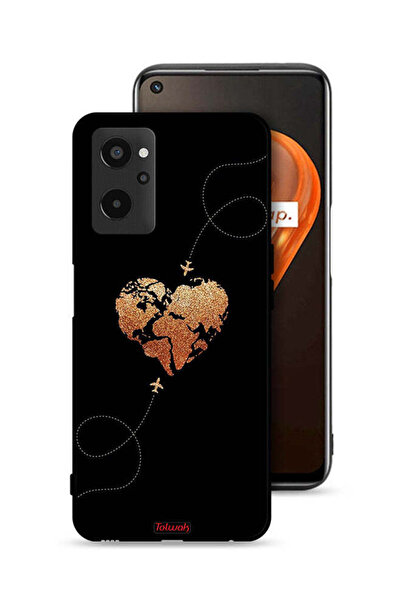 Tolwak غطاء حماية لهاتف Realme 9i 4G برسومات طائرات تلامس القلب