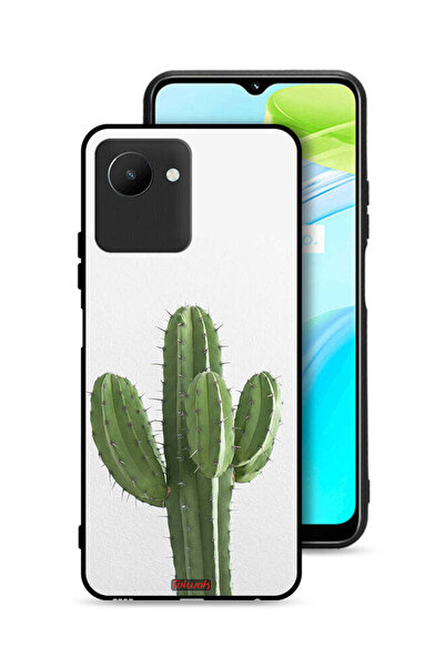 Tolwak Realme C30s Protective Case Cover Cactus Plant