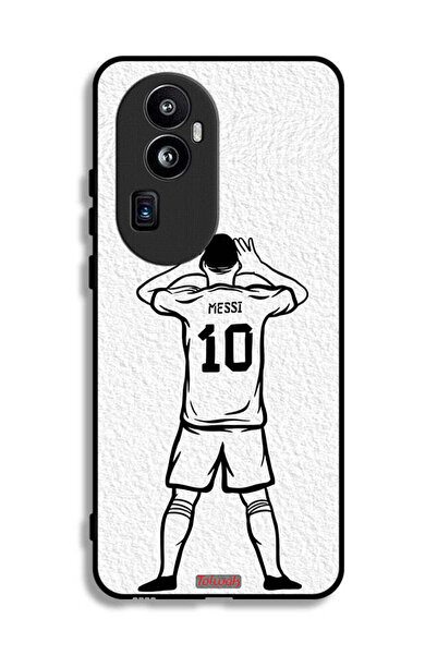Tolwak غطاء حماية لهاتف Oppo Reno10 Pro Plus - رسم ميسي