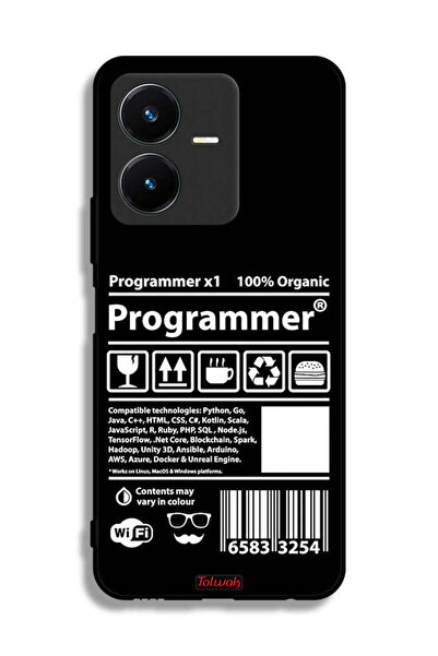Tolwak غطاء حماية لجهاز Vivo Y22s وملصق برمجة