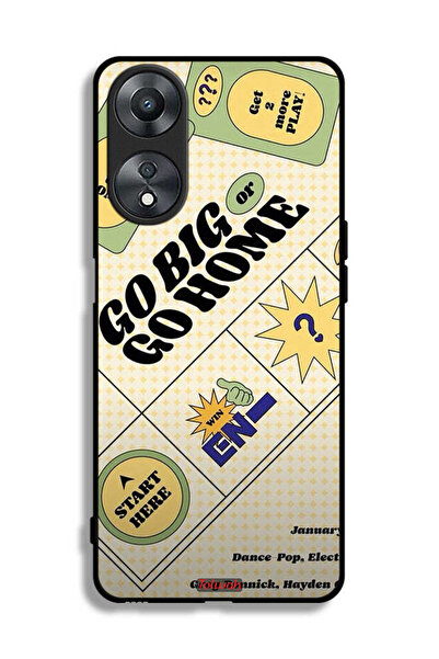 Tolwak Oppo A58 5G Protective Case Cover Go Big Or Go Home