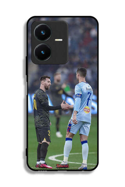 Tolwak غطاء حماية لهاتف فيفو Y22s ميسي ورونالدو