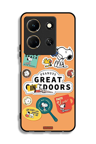 Tolwak غطاء حماية لهاتف Infinix Note 30 بملصقات الفول السوداني