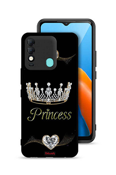 Tolwak غطاء حماية لهاتف تكنو سبارك 8 بتصميم الأميرة