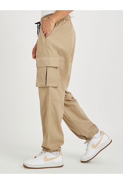 Styli Oversized Cargo Pocket Open Hem Joggers