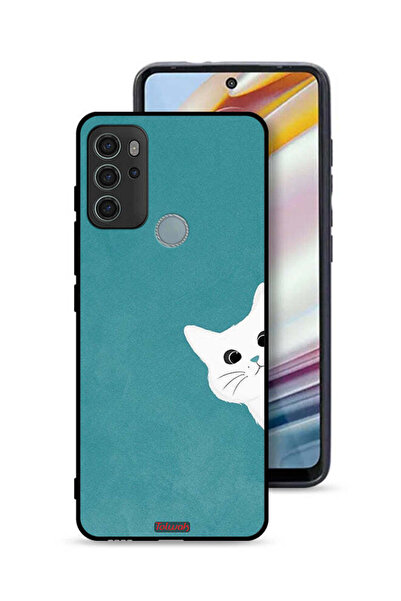 Tolwak غطاء حماية لهاتف موتورولا موتو جي 60 إس بتصميم قطة