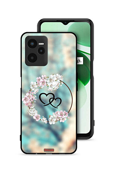 Tolwak غطاء حماية لهاتف Realme C35 بتصميم قلوب في فن الخاتم