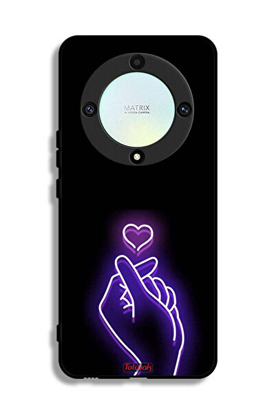 Tolwak غطاء حماية لهاتف Honor X9a - قلب صغير قابل للطي