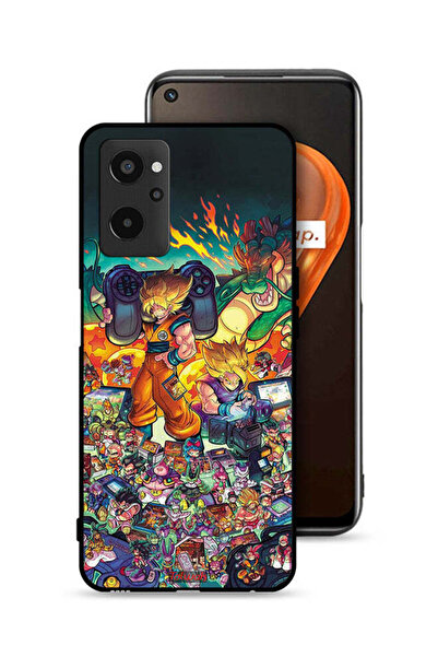 Tolwak Realme 9i 4G Protective Case Cover Gamer Art Doodles