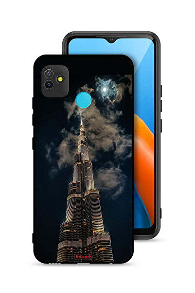 Tolwak Tecno Pop 5 Protective Case Cover Burj Khalifa In Night