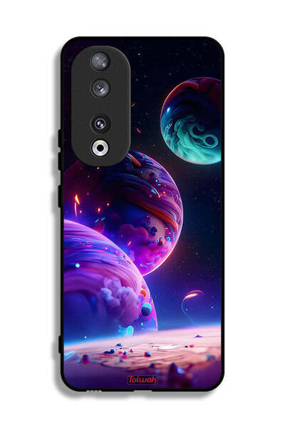 Tolwak غطاء حماية لهاتف Honor 90 بنمط كوكبي