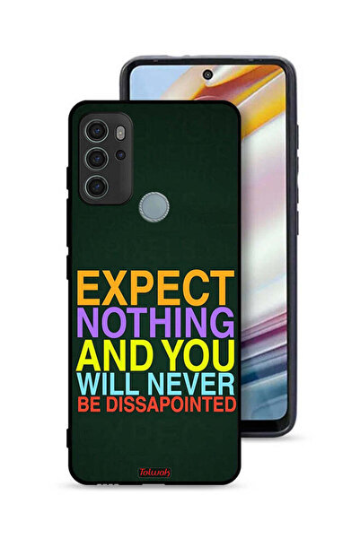 Tolwak Motorola Moto G60S Protective Case Cover Expect Nothing And You Will N...
