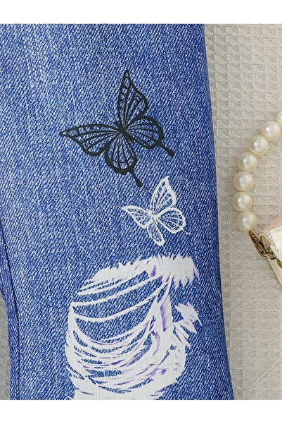 Take Two By Styli Elastic Waistband Printed Flared Pants