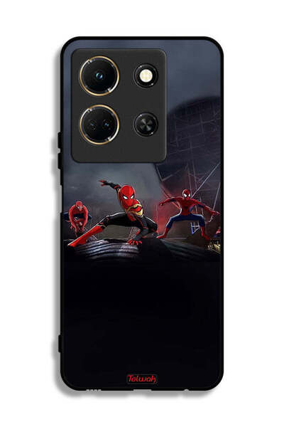 Tolwak Infinix Note 30 Protective Case Cover Three Spiders