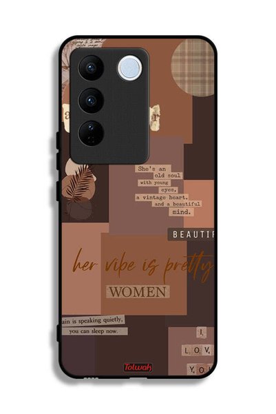 Tolwak Vivo S16 Protective Case Cover Adventurer Women