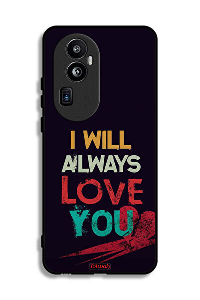 Tolwak غطاء حماية لهاتف Oppo Reno10 Pro Plus - سأحبك دائمًا