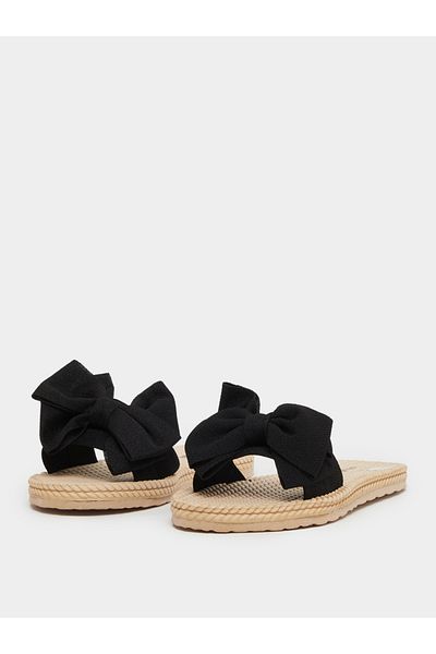 Styli Bow Detail Flat Sandals