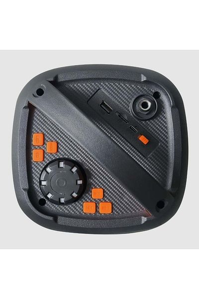 divendi-ro Portable Bluetooth Speaker, CS-4301, 20W, 1800mAh, RGB, 18.6*18.1*47.7cm, with Microphone, Black