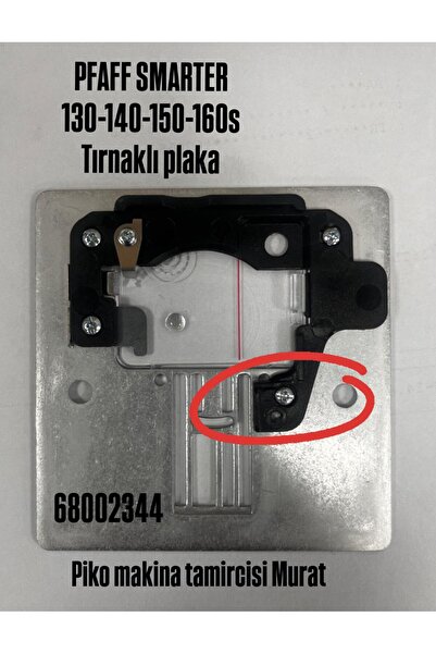 Pfaff 68002344 NEEDLE PLATE CPL DİŞLİ PLAKASI PFAFF SADECE SMARTER 130S-140S-...