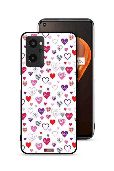 Tolwak غطاء حماية لهاتف Realme 9i 4G بنقشة قلوب