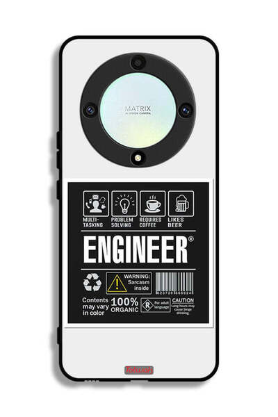 Tolwak غطاء حماية لهاتف Honor X9a - ملصق مهندس