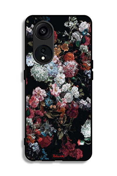 Tolwak غطاء حماية لهاتف Oppo Reno 8T 5G بنقشة ورود عتيقة