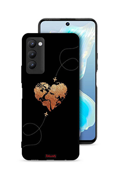 Tolwak غطاء حماية لهاتف تكنو كامون 18 - طائرات تلامس القلب