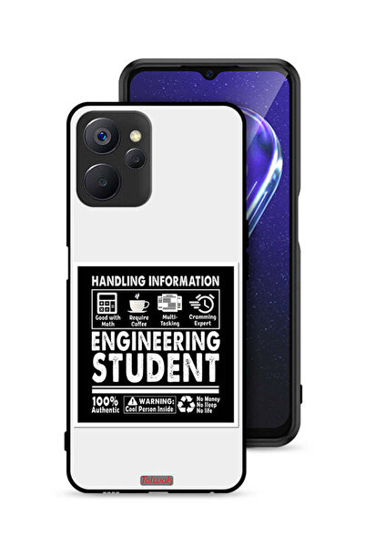 Tolwak غطاء حماية لهاتف Realme 9i 5G، ملصق طالب هندسة