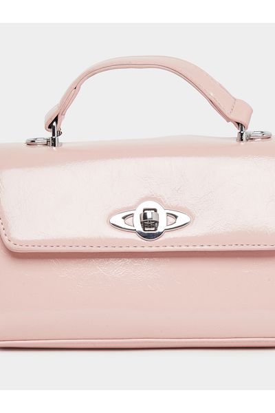 Styli Solid Handbag with Top Handle and Adjustable Strap