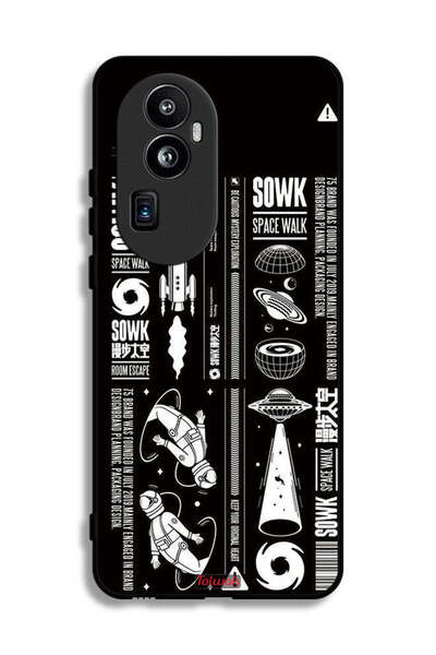 Tolwak غطاء حماية Oppo Reno10 Pro Plus ملصق Sowk Space Walk