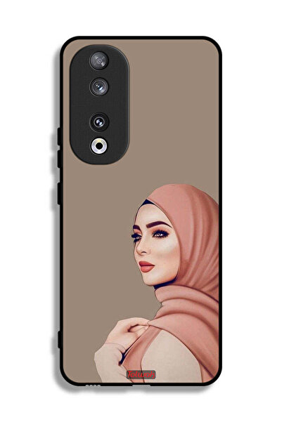 Tolwak غطاء حماية لهاتف Honor 90 بطبعة فتاة محجبة جميلة