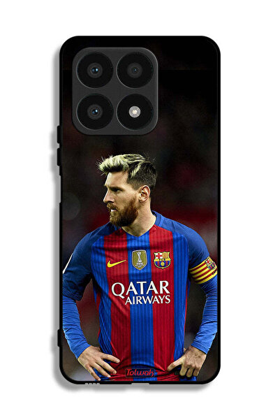 Tolwak غطاء حماية Honor X8a لهاتف ميسي برشلونة