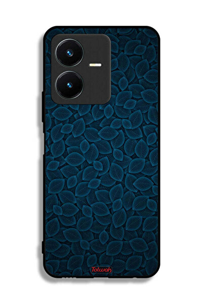 Tolwak غطاء حماية لهاتف Vivo Y22s بنقشة أوراق فنية رقمية