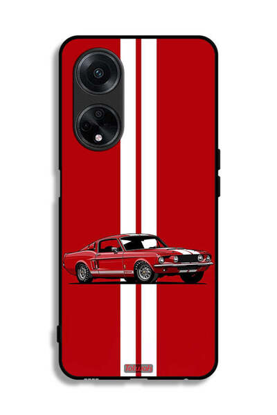 Tolwak غطاء حماية Oppo A98 5G بتصميم سيارة كلاسيكية فنية تجريدية