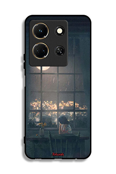 Tolwak غطاء حماية لهاتف Infinix Note 30 برسومات القمر