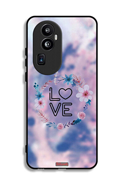 Tolwak غطاء حماية Oppo Reno10 Pro Plus بتصميم خاتم الحب والزهور