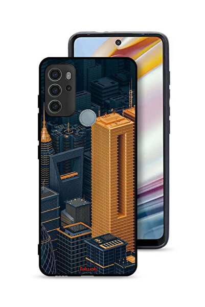 Tolwak غطاء حماية لهاتف موتورولا موتو جي 60 إس - مباني فنية