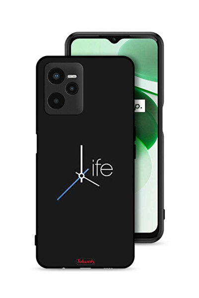 Tolwak Realme C35 Protective Case Cover Life Clock
