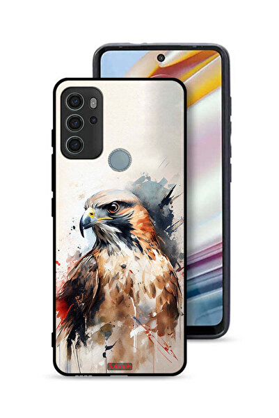 Tolwak غطاء حماية موتورولا موتو جي 60 إس بتصميم نسر تجريدي