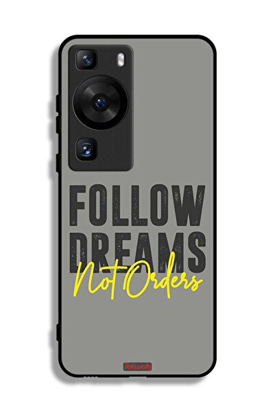 Tolwak غطاء حماية لهاتف هواوي بي 60 برو - اتبع الأحلام وليس الأوامر