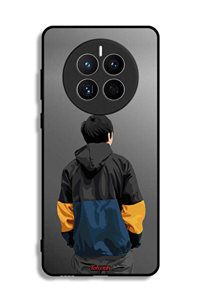 Tolwak غطاء حماية لهاتف هواوي ميت 50E بتصميم صورة صبي